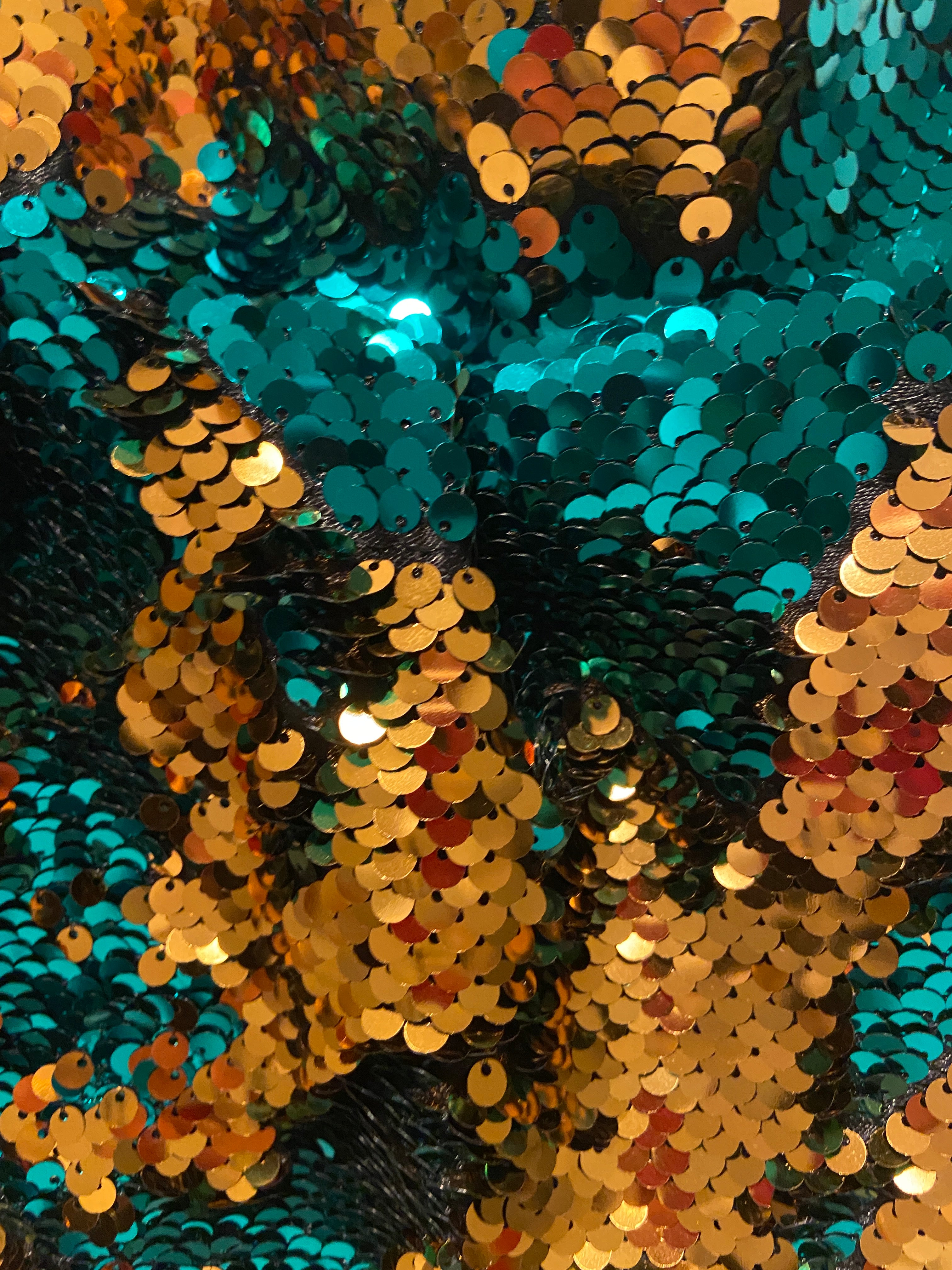 Turquoise gold Sunset Bag