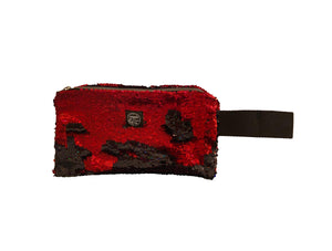 Red & black Clutch Bag