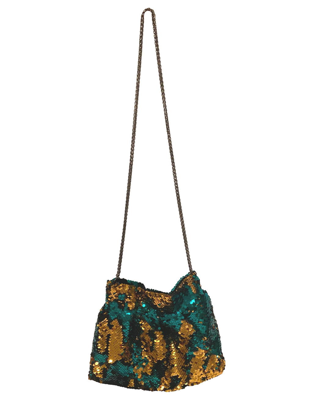 Turquoise gold Sunset Bag