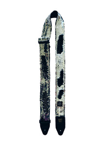 Mirror black Guitar Strap