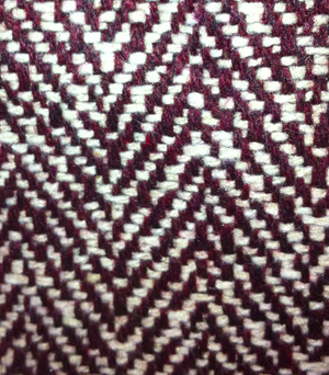 Dark Red Tweed Leg Warmers