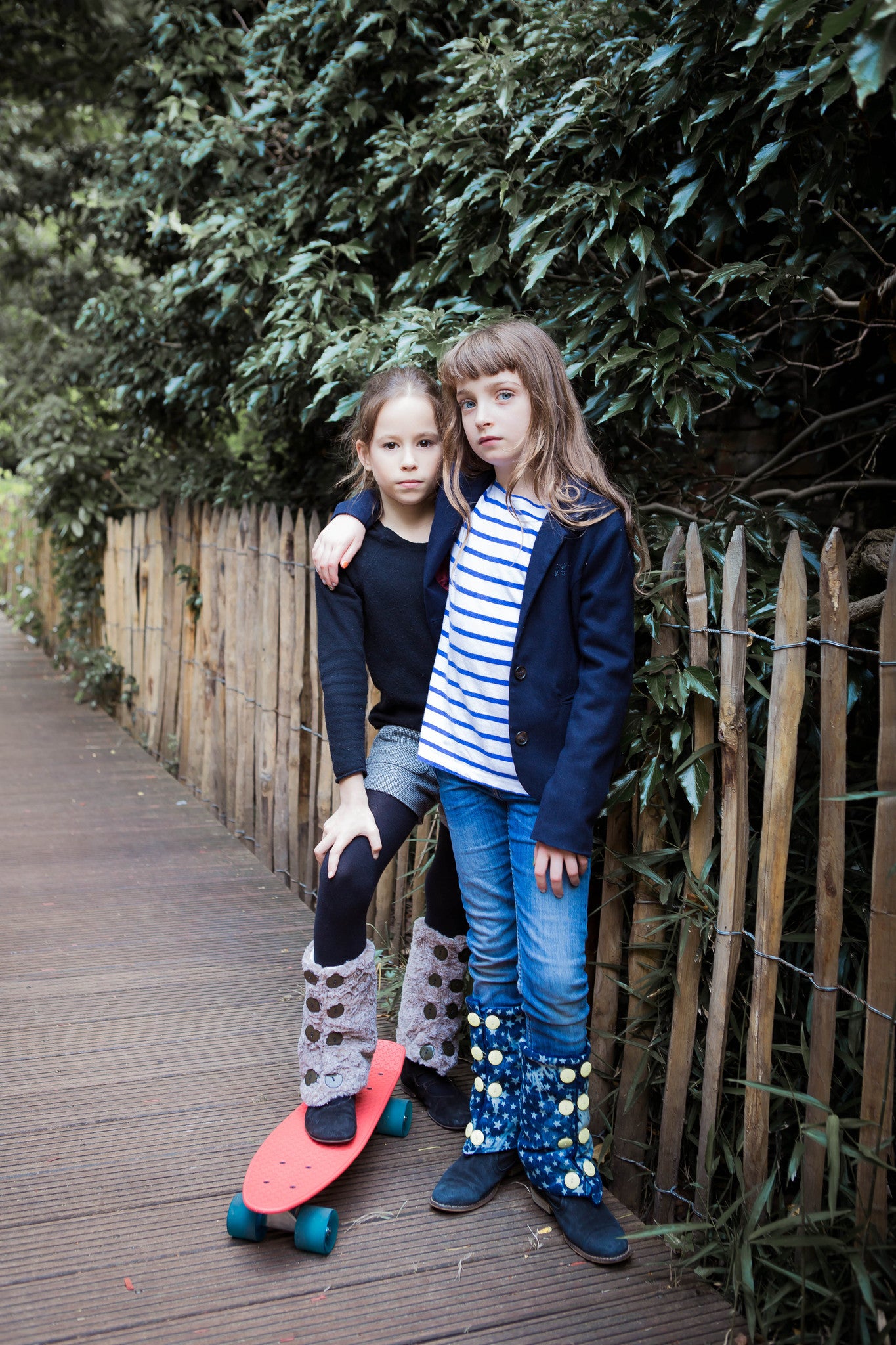 Gray Bear Leg Warmers