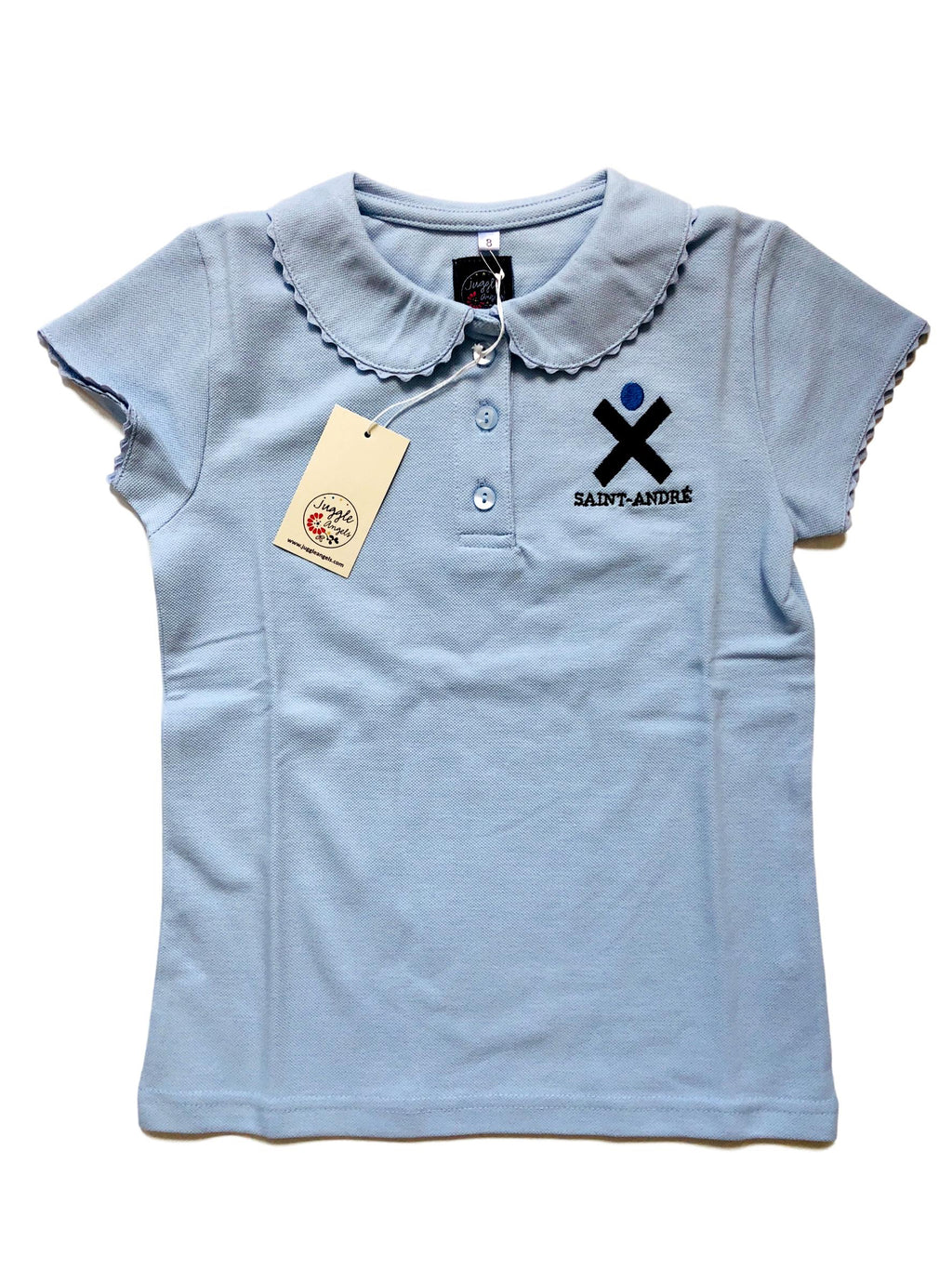 Girl polo short sleeves Logo 2019