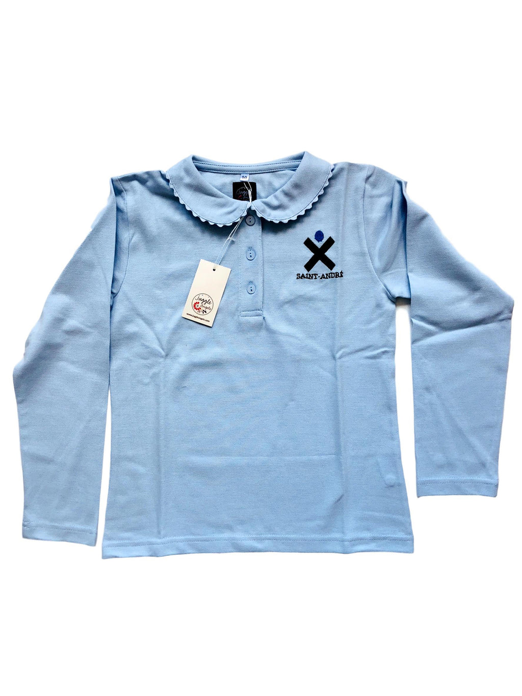 Girl polo long sleeves Logo 2019