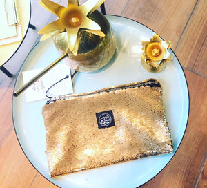 Gold Sequins Pocket