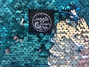 Sea sequins Square Bag