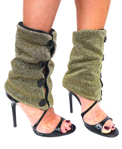 Glitter Gold Leg Warmers