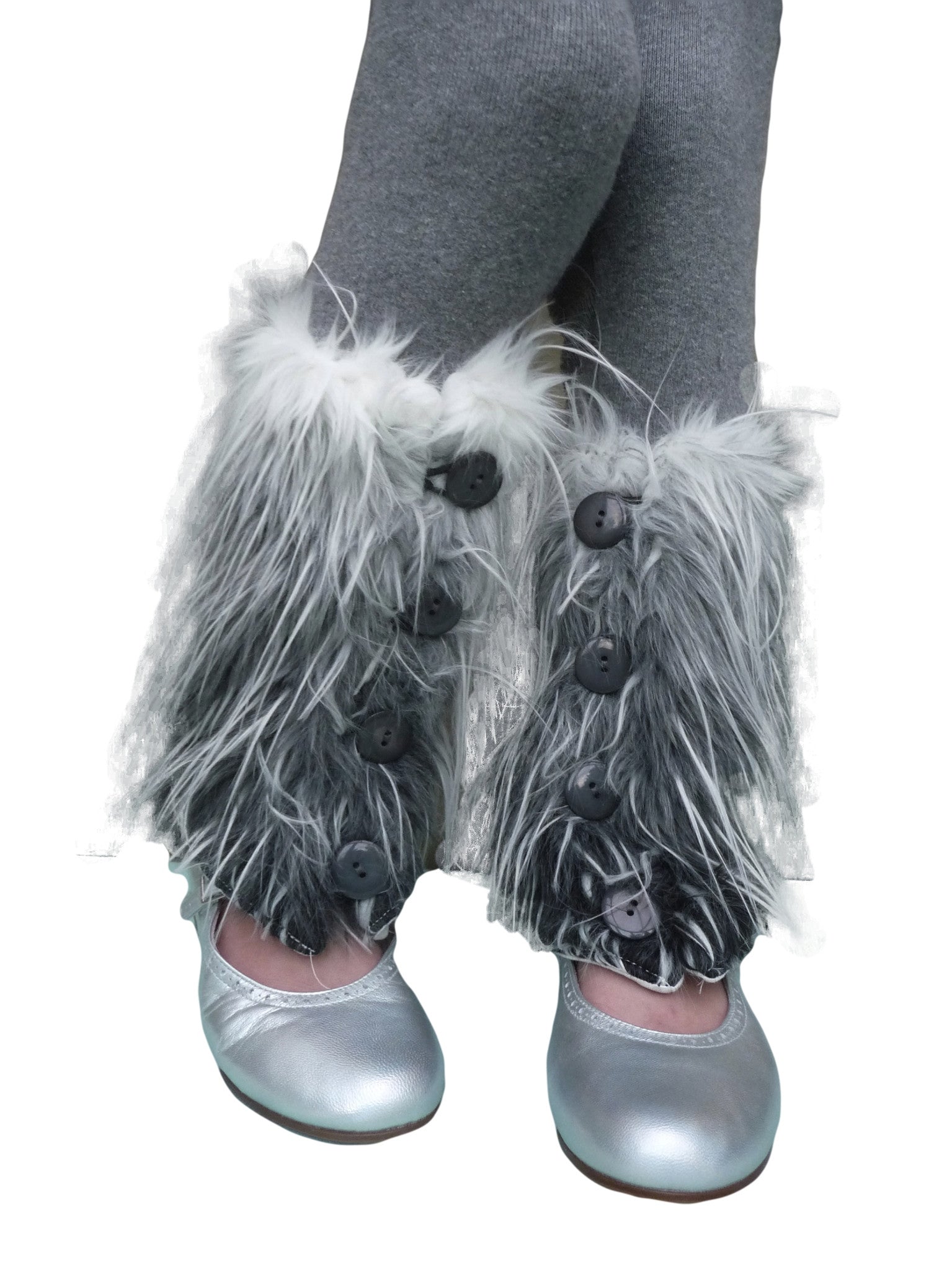 Gray Yeti Leg Warmers