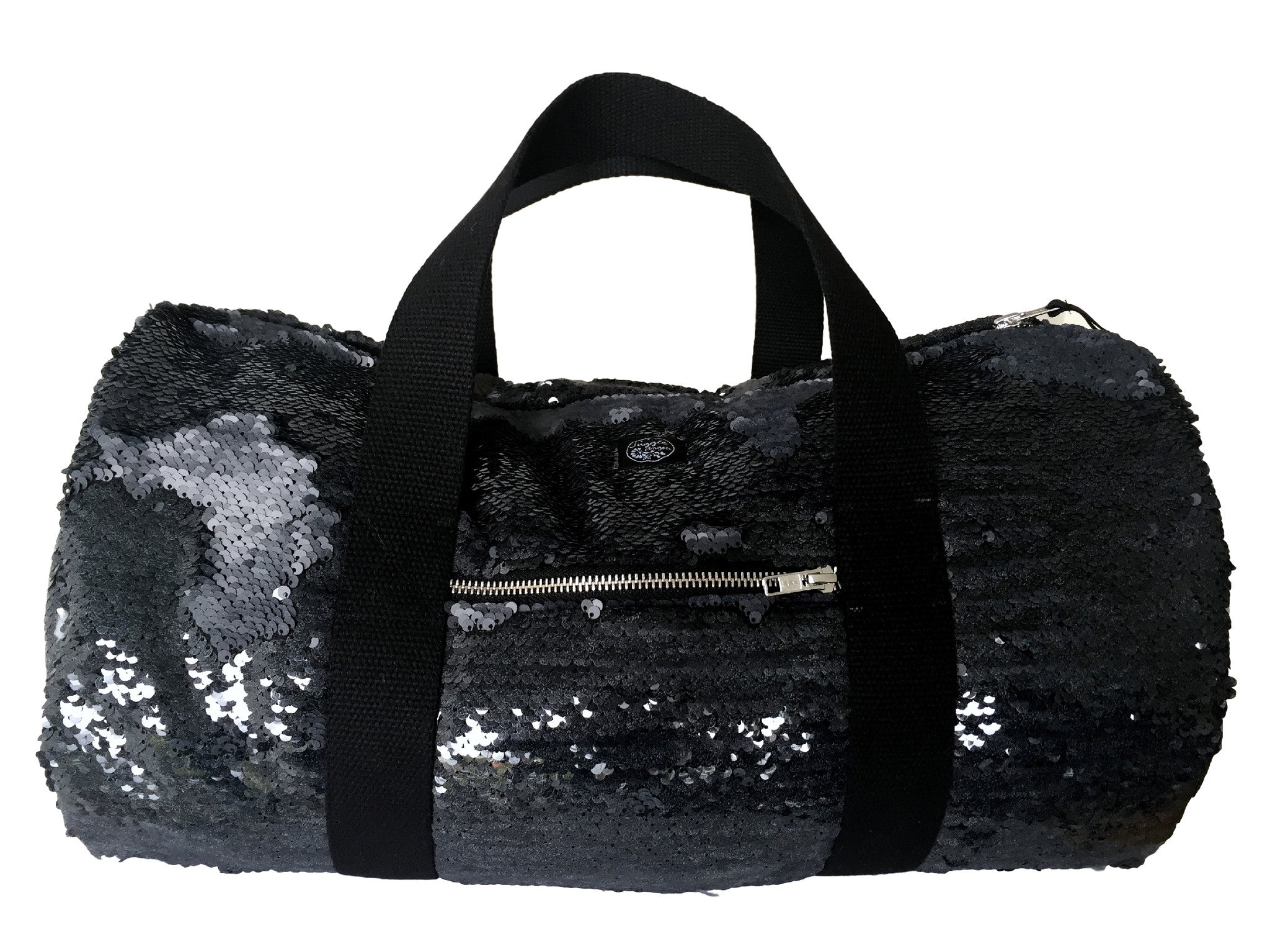 80 Grey Sequins blue Bag