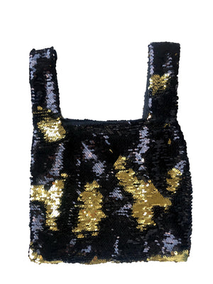 Black & Gold Mini Tote