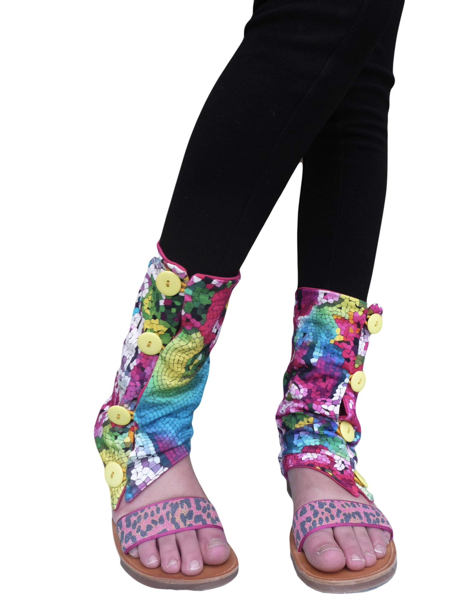 Mosaic Summer Leg Warmers
