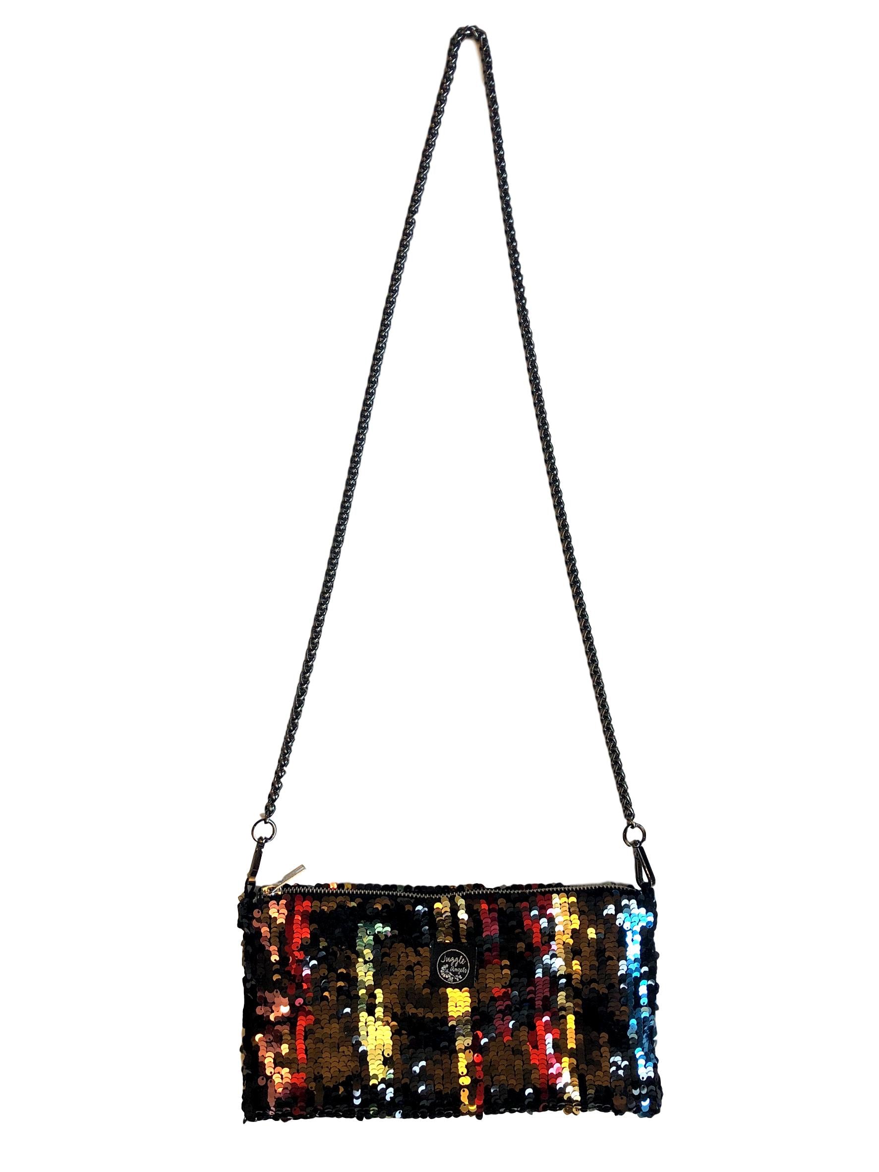 Black Stripes Night Bag