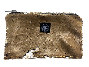 Gold Sequins Pocket