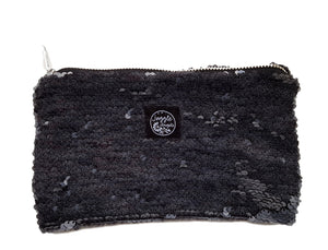 Grey Sequins Pocket