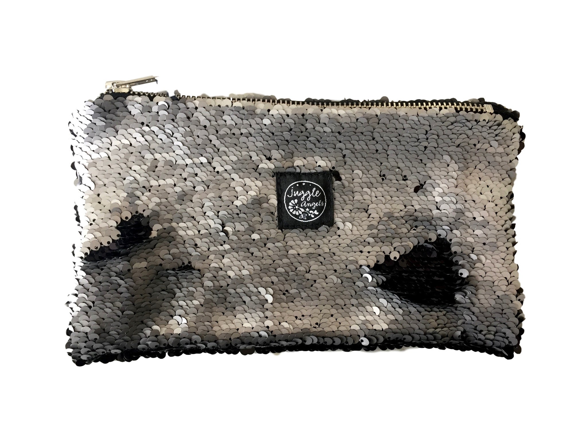 Silver Sequins Pocket