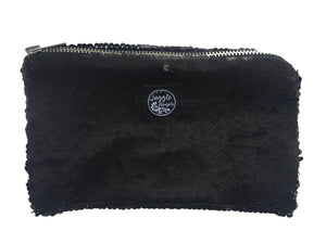 Black Sequins Pocket