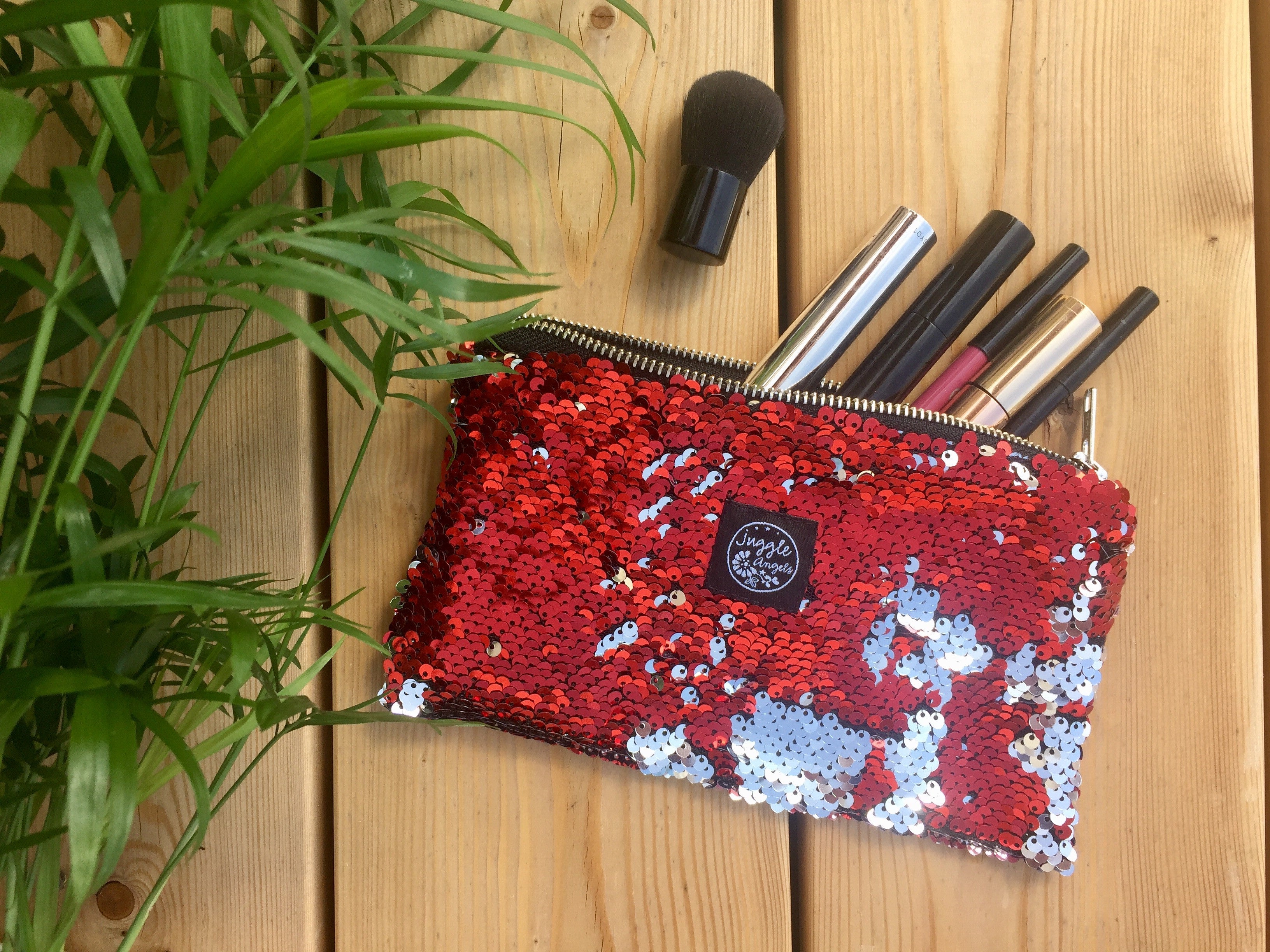 Red Sequins Pocket