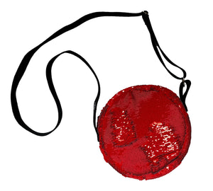 Red Vernis Round Bag