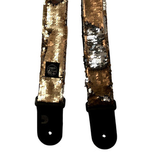 Gold & Silver Guitar Strap