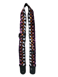 Turquoise Check Guitar Strap