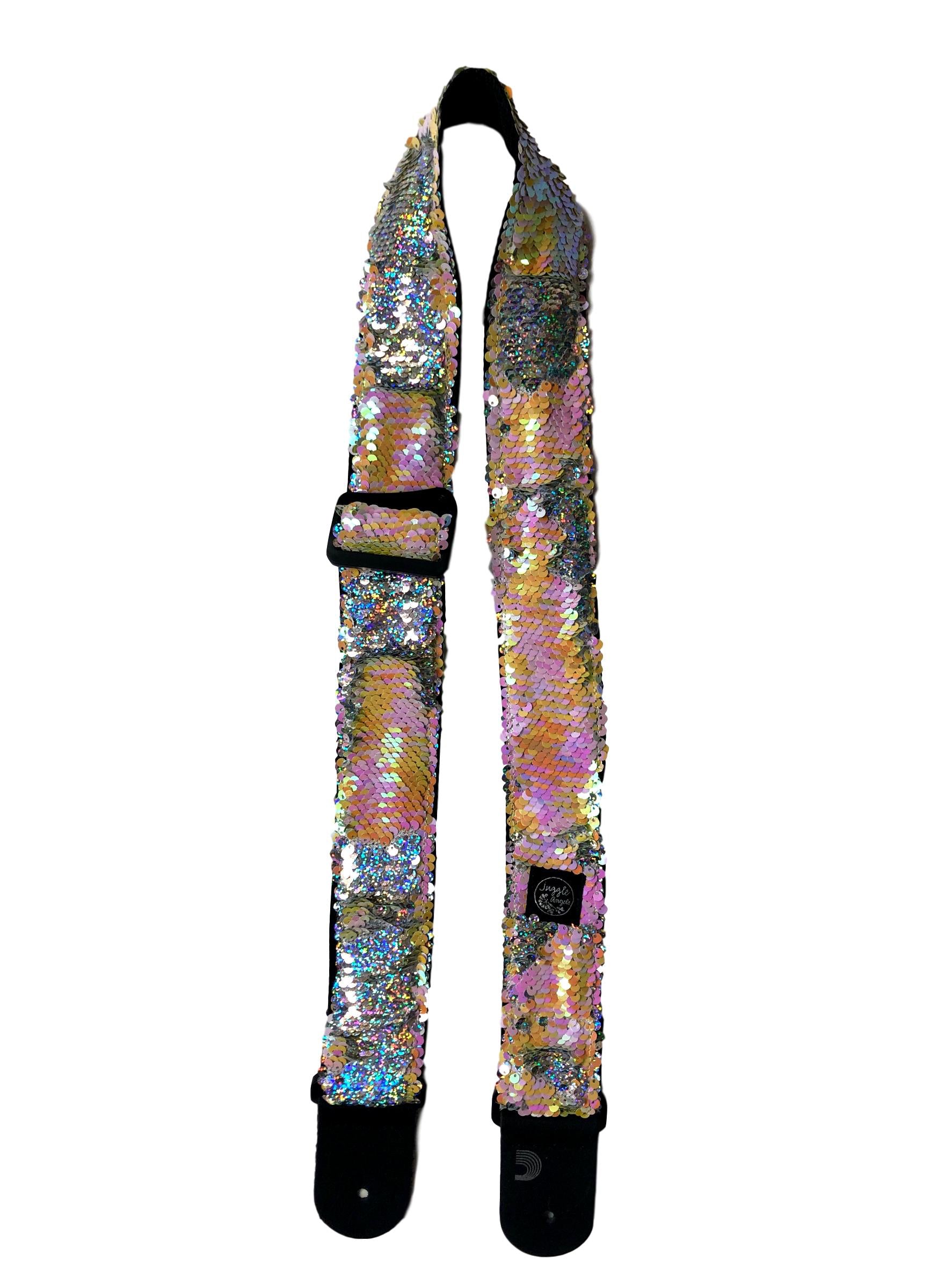 Yellow Mermaid Guitar Strap