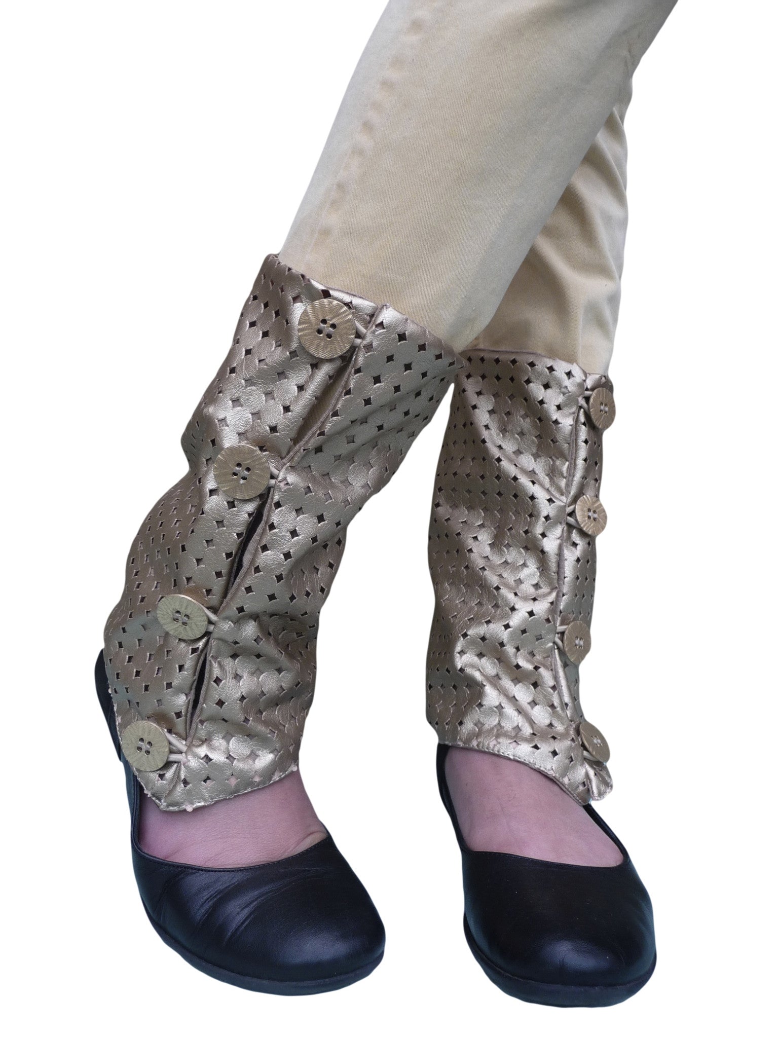 Sunny leather Summer Leg Warmers