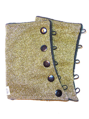 Glitter Gold Leg Warmers