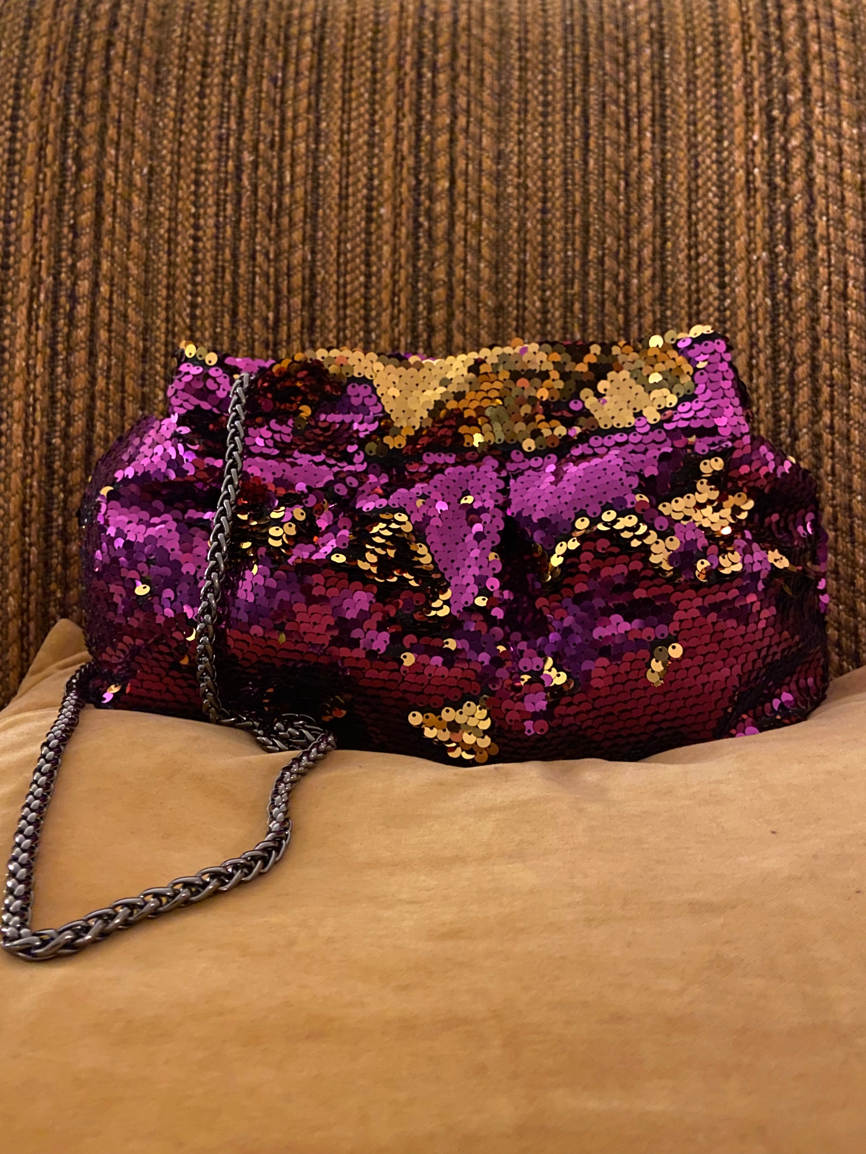 Purple yellow Sunset Bag