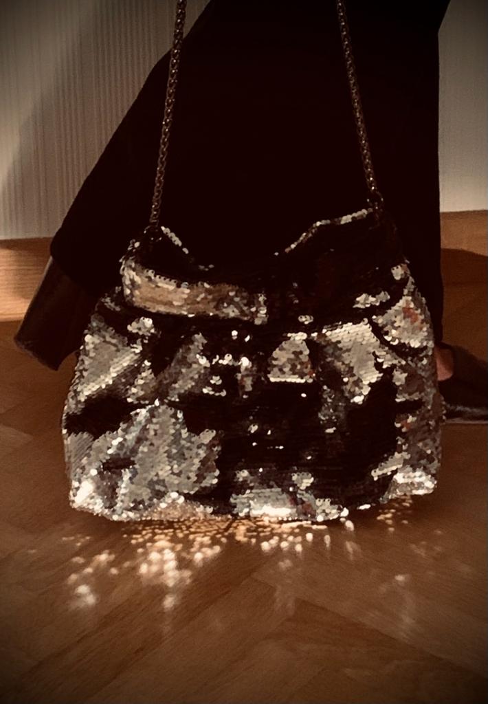 Black/Silver Sunset Bag
