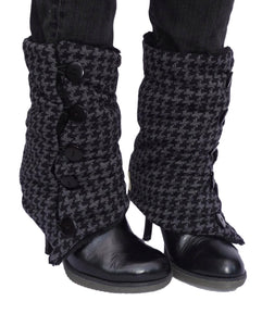 Pied de Poule Leg Warmers