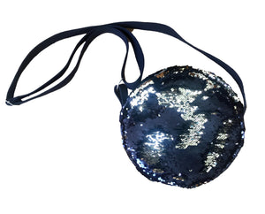 Black & Gold  Round Bag