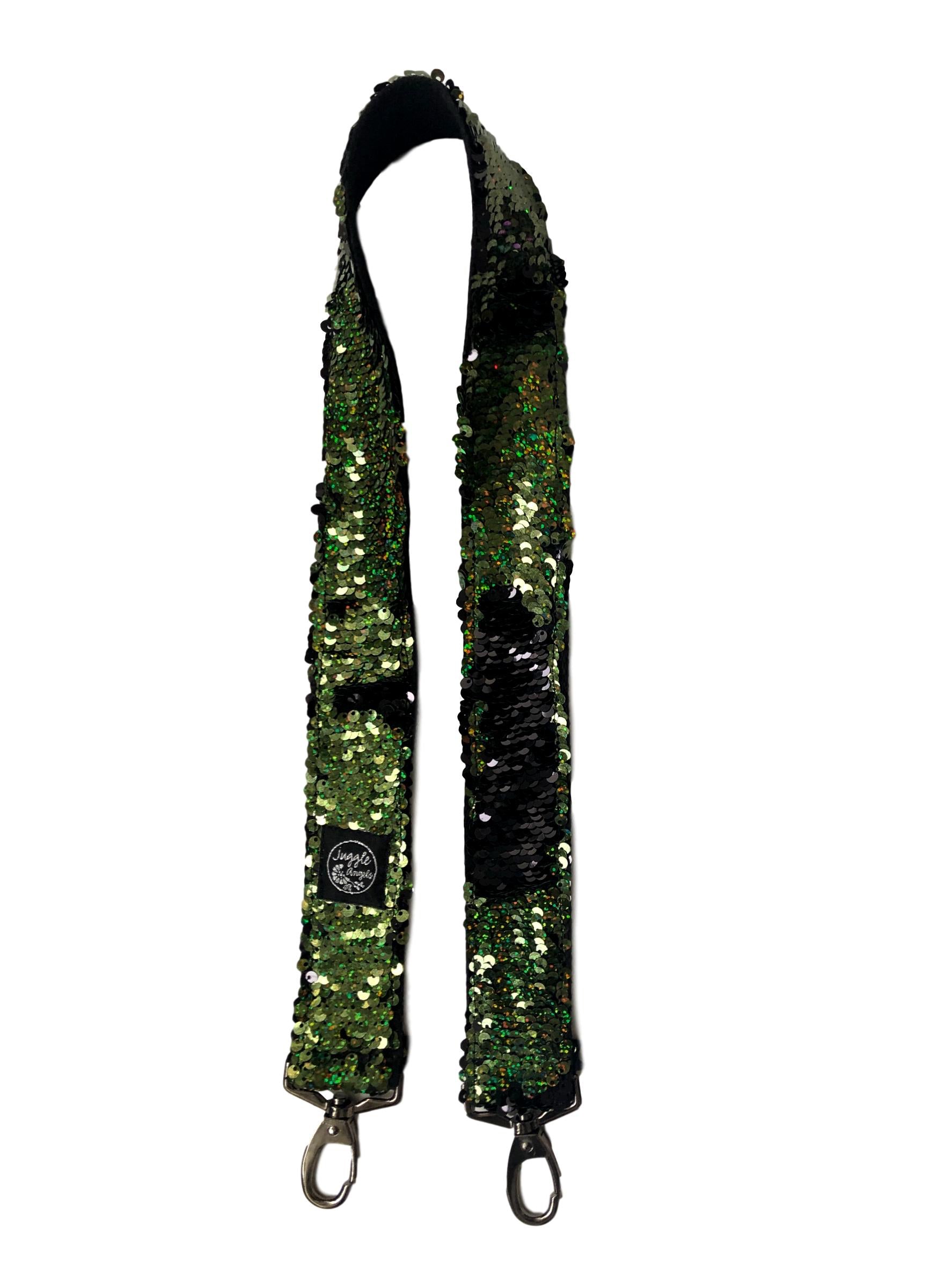 Green Sequins handbag Strap