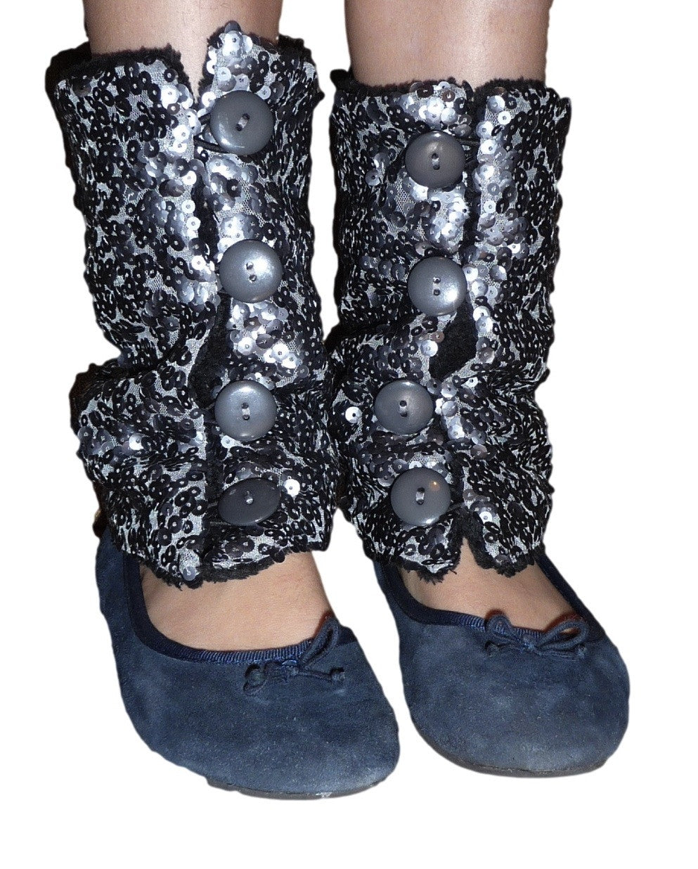 Silver Leg Warmers