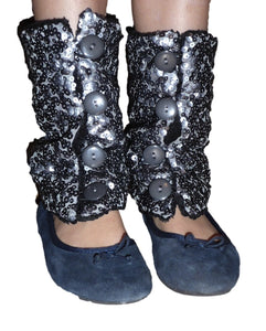 Silver Leg Warmers